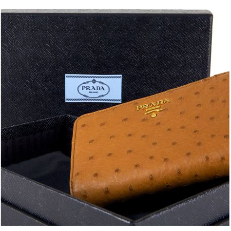 prada mens ostrich wallet|Ostrich Prada Small bags, wallets & cases for Men.